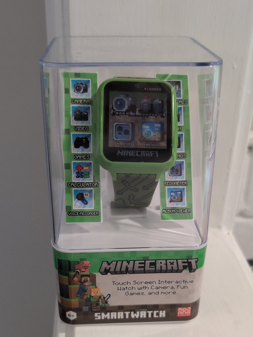Minecraft Kids Green Touchscreen Smartwatch